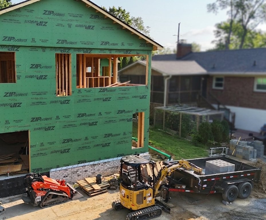 ZIP System framing, Private Residence, Hermitage, TN