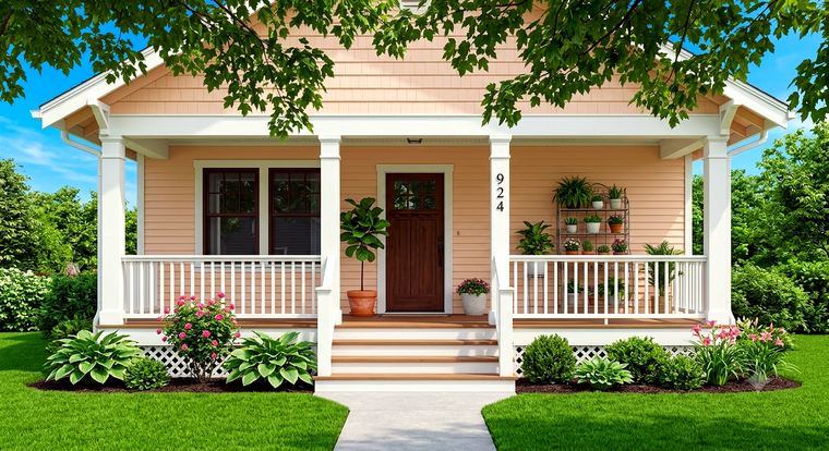 Custom home exterior