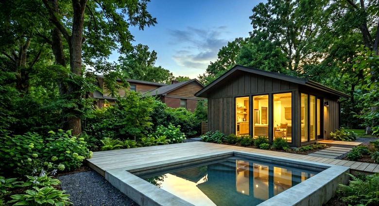 Modern home exterior