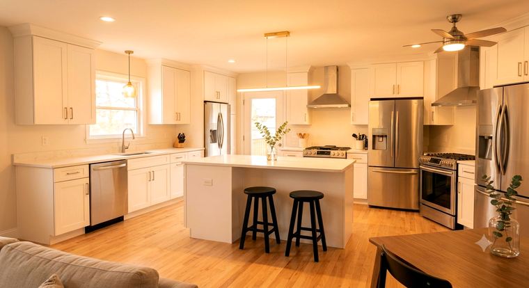 Open kitchen remodel