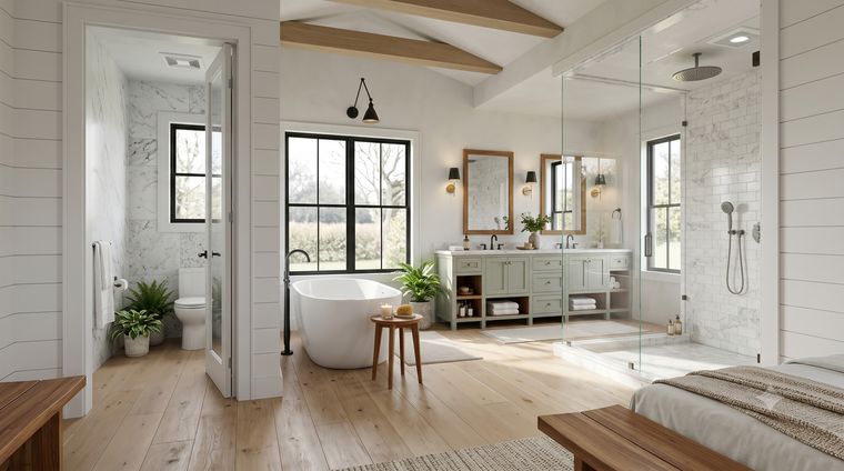 Bathroom rendering